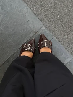 Marceline ballerina mørkebrun