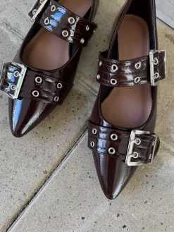 Marceline ballerina mørkebrun