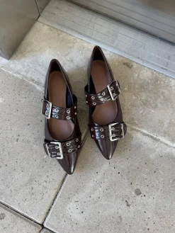 Marceline ballerina mørkebrun