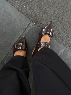 Marceline ballerina mørkebrun