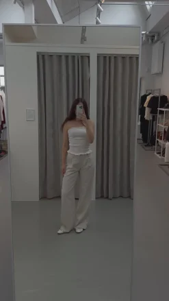 Marie bukser creme tall