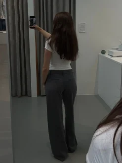 Marie bukser grå tall