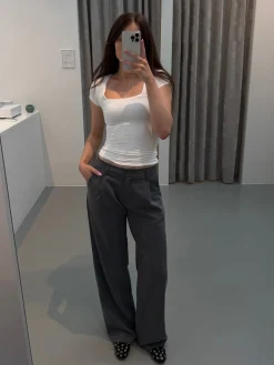 Marie bukser grå tall