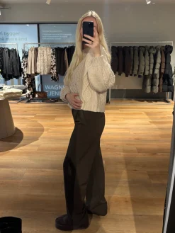 Marie bukser mørkebrun tall