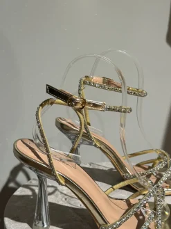 Marielle stiletter guld