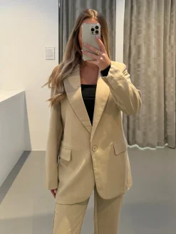 Martine bukser beige tall