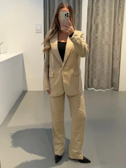 Martine bukser beige tall