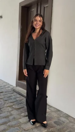 Mikela bluse mørkegrå