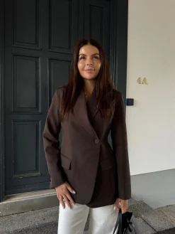 Naja blazer mørkebrun