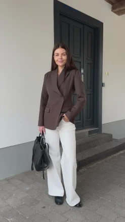 Naja blazer mørkebrun