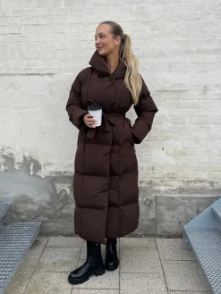 Naja jakke mørkebrun