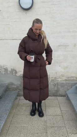 Naja jakke mørkebrun