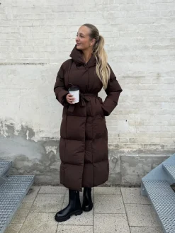 Naja jakke mørkebrun