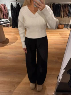 Nellie striktrøje hvid