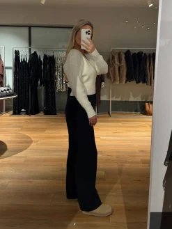 Nellie striktrøje hvid