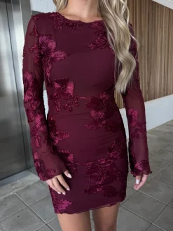 Olivia kjole bordeaux