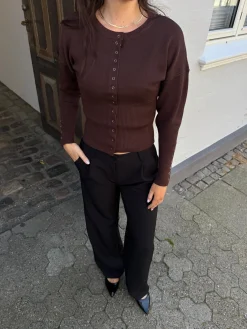 Sabrina cardigan mørkebrun