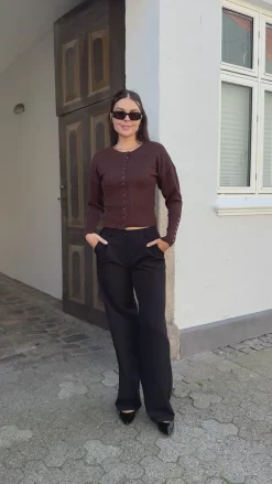 Sabrina cardigan mørkebrun