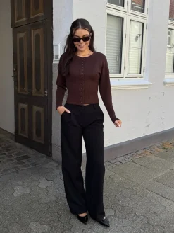 Sabrina cardigan mørkebrun