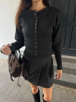 Sabrina cardigan mørkegrå