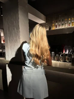 Samira kjole pastelblå