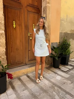 Samira kjole pastelblå