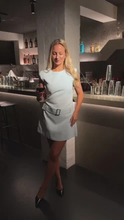 Samira kjole pastelblå