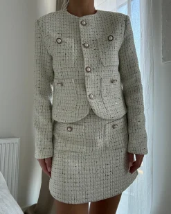 Serena nederdel hvid