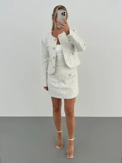 Serena nederdel hvid