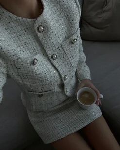 Serena nederdel hvid