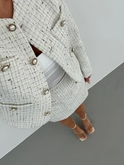 Serena nederdel hvid