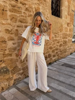 Sif bukser hvid tall