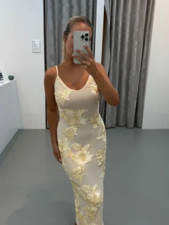 Sofia kjole pastelgul