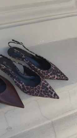 Sofia stiletter mørkebrun