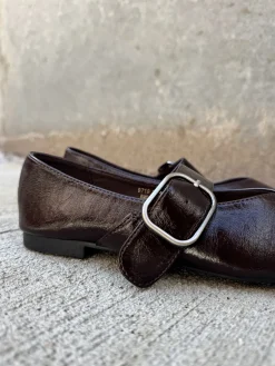 Sofie ballerina mørkebrun