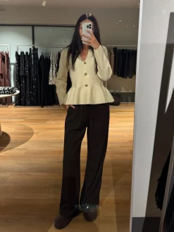 Trine bukser mørkebrun