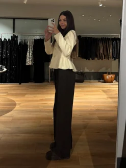 Trine bukser mørkebrun