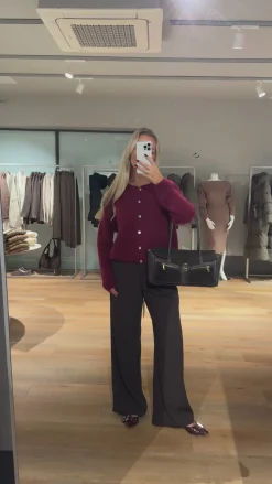 Trine bukser mørkebrun