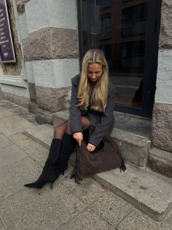 Valeria trenchcoat mørkegrå