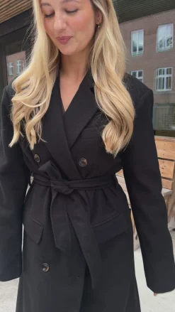 Valeria trenchcoat sort