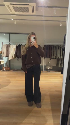 Victoria cardigan mørkebrun