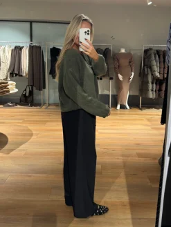 Victoria cardigan olivengrøn