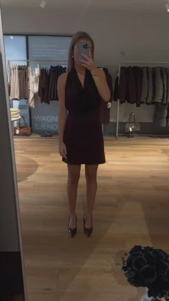 Yasmin kjole mørkebrun